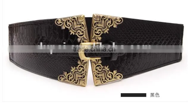 wholesale leather belt Best fashion metal belt PU leather belt