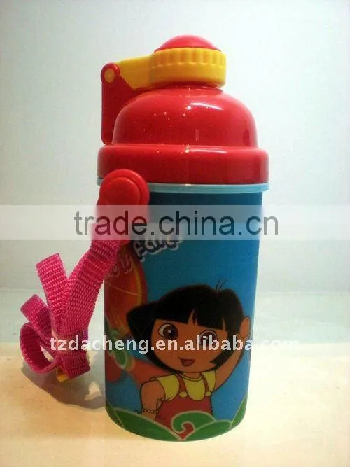 3D plastic water bottle