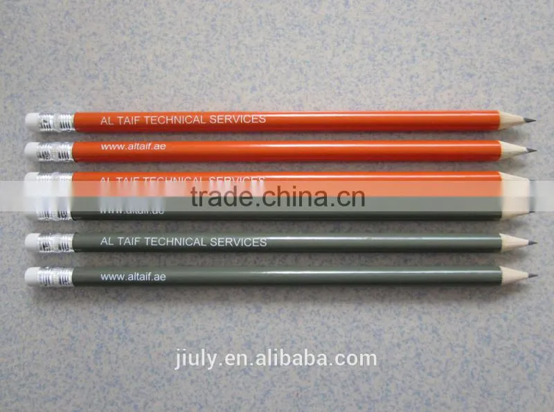 round shape black wood with diamond HB pencil