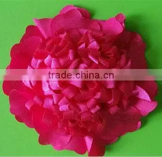 multicolour handmade mesh ribbon artificial flower