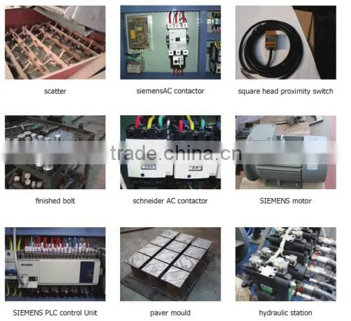 Hydraulic technology QT10-15 automatic block machine