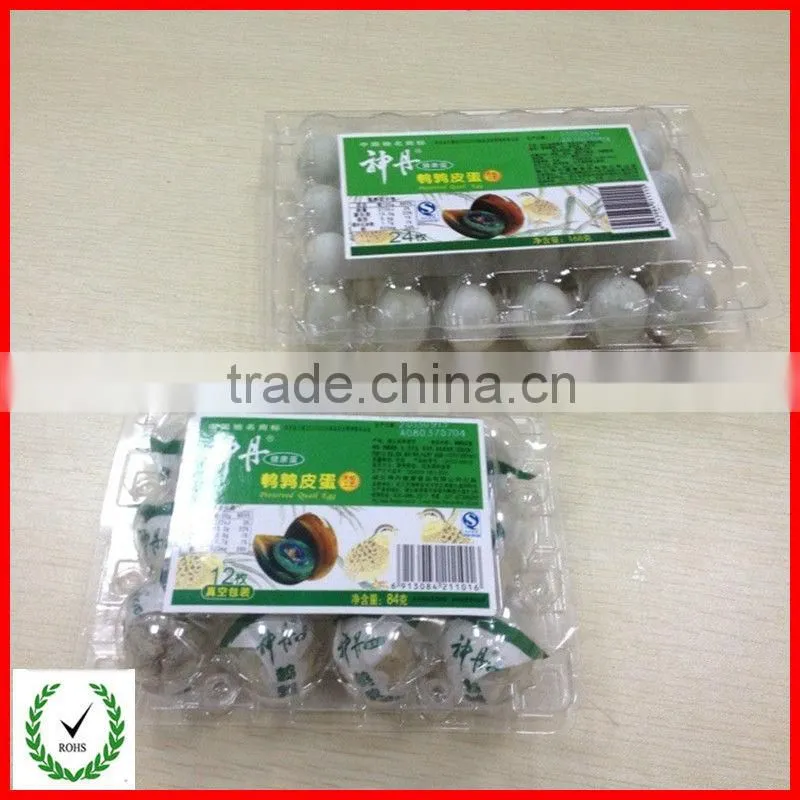 clear plastic pvc quail egg container with 12 holes