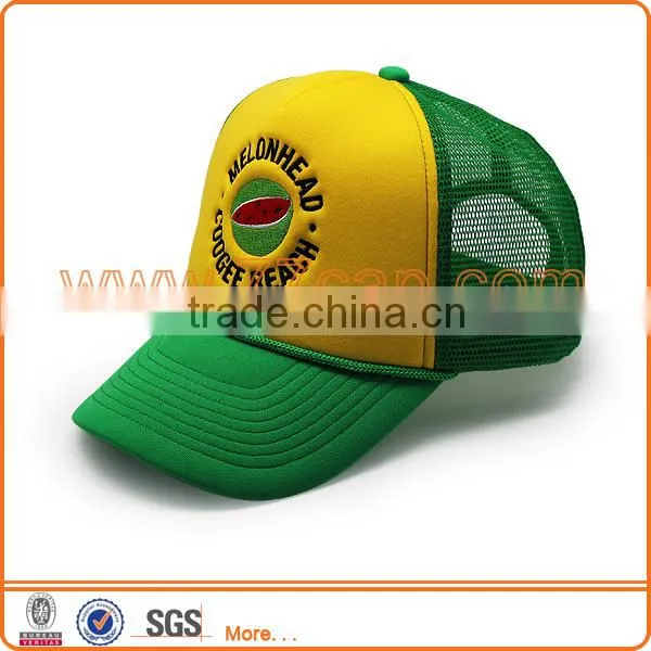 Trendy 5 Panel Screen Print Trucker Cap Trucker Hat