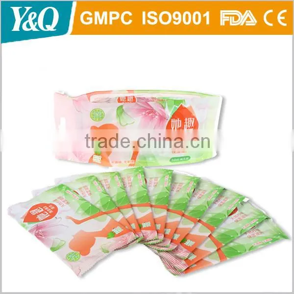 Disposable Lemon Scented Hand Wipe