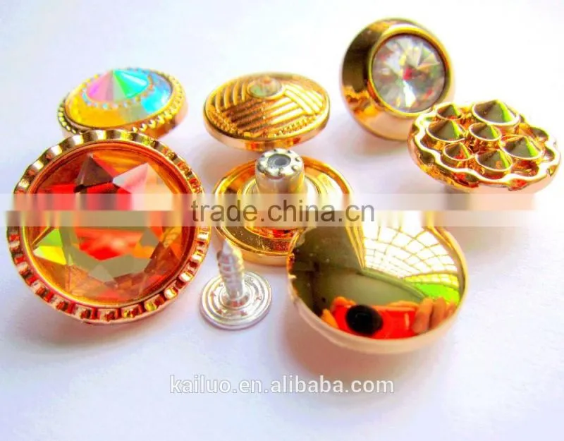 shiry gold color button