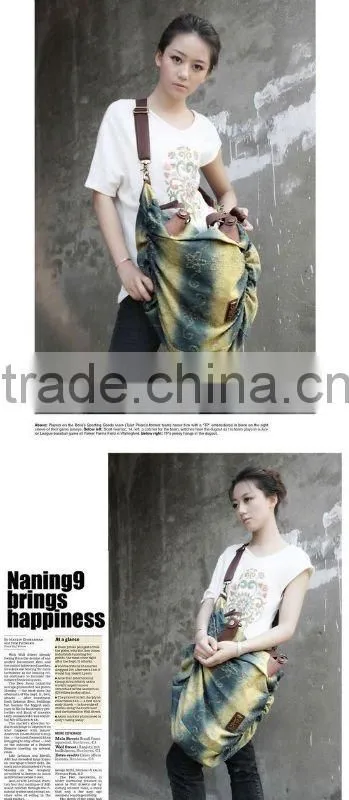 Alibaba Professional Bag Factory Classic Denim Shoulder Bags Woman handbags