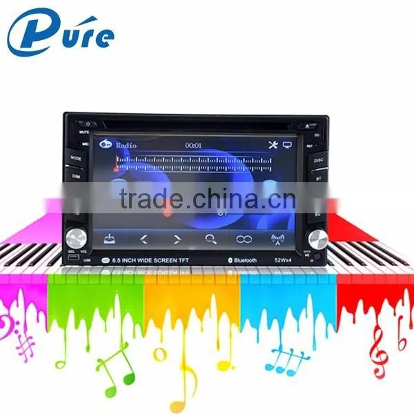 6.2 inch hd tft display touch screen double din car dvd player with bluetooth mp4/mp3 player universal dvd player