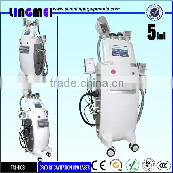 Lingmei Cool Lipolysis Vacuum Lipo Laser Radio Frequency RF Cavitation Lipo Laser Slimming Beauty Machine