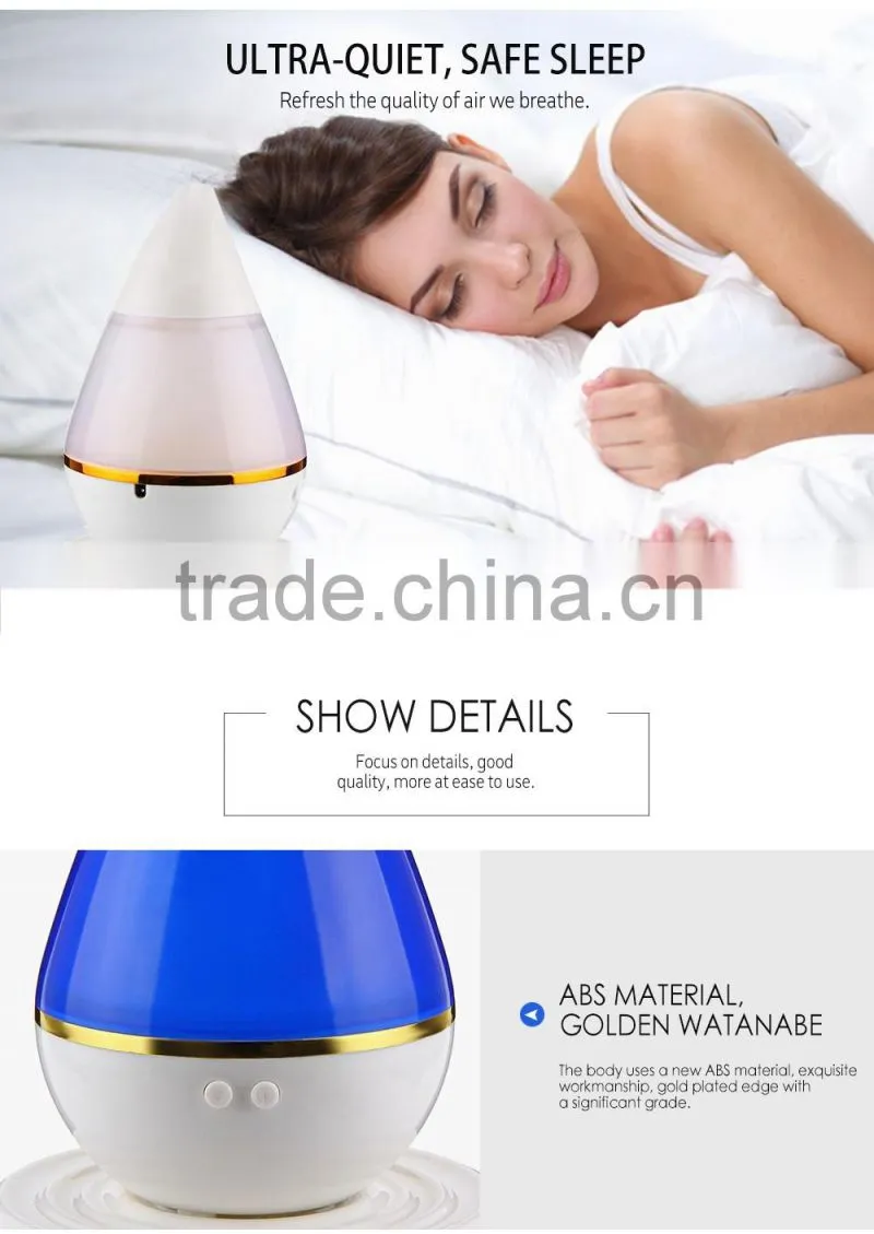 Household humidifier ultrasonic Cool Mist ionizer anion air cleaner for House Office Baby Kids Pet Smoke Dust Formaldehyde