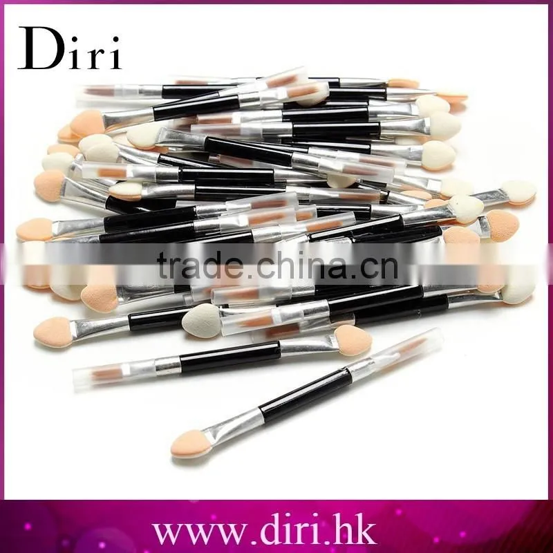 Double-ended disposable eyeshadow lip applicator
