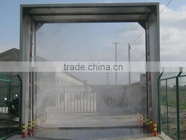 automatic vehicle disinfection channel