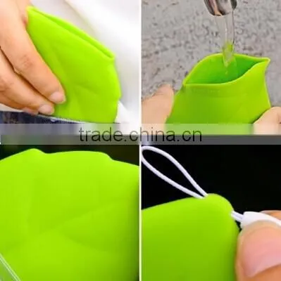 FDA/LFGB collapsible silicone cheap travel mug / travel cup