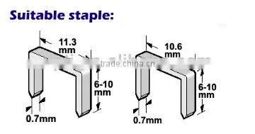 Taiwan Made High Quality 6-10mm Downside Loading Light Duty Hammer Tacker