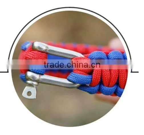 The Prerequisite Product For Outdoor Camping Survival Paracord Bracelet