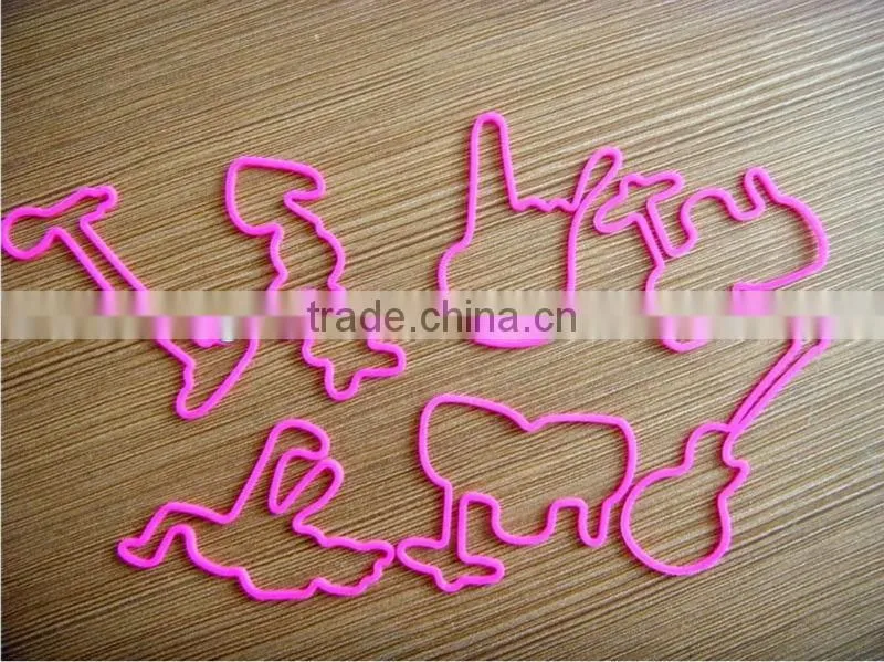 Silicone Rubber Band of Animal or Figure Shape in Any Color