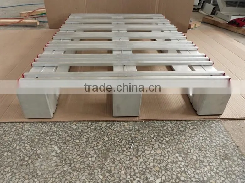 4 way_solid deck aluminum pallet