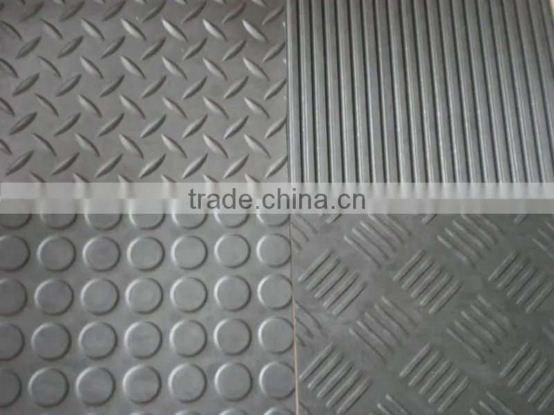 Stud/Diamond/Rib/Checker/ willow pattern Anti-slip rubber sheet