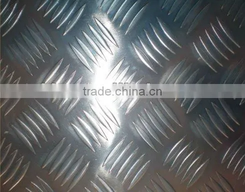 Checkered aluminum plate