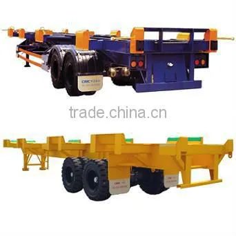 China CLW low transportation cost Turck Trailer 8 tyres dolly semi-trailer price
