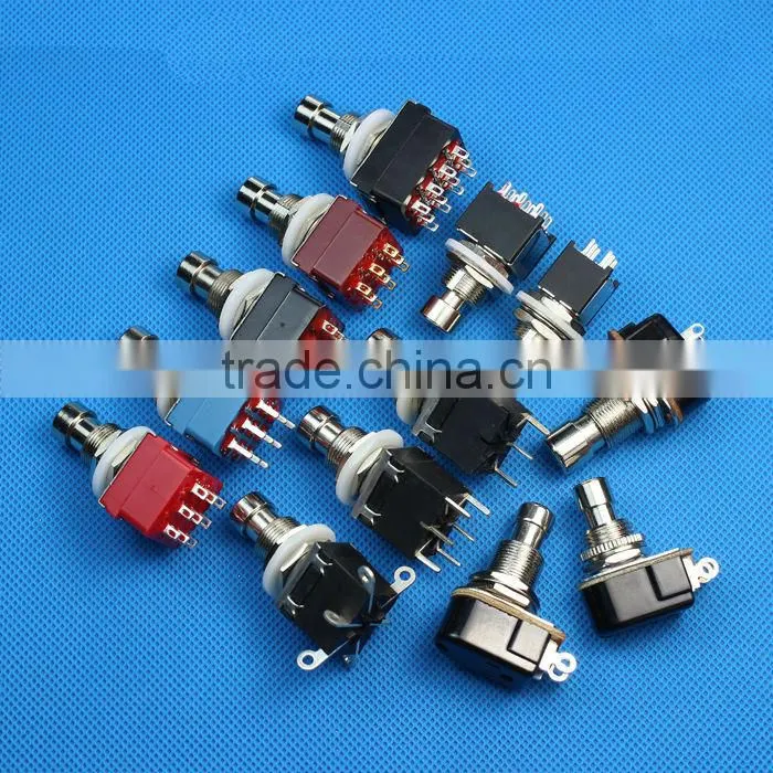 PBS-24B-2 SPST Momentary Stomp Switch