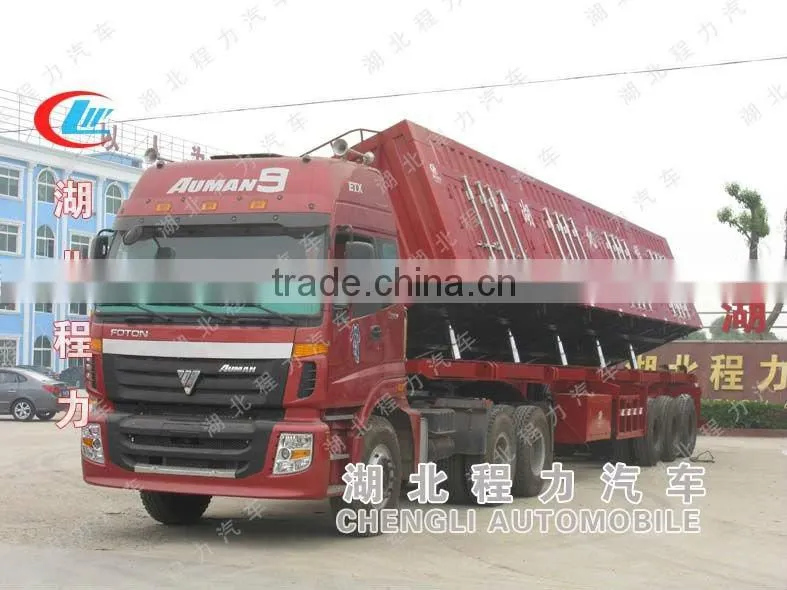 Tri-axle coal semi trailer sale