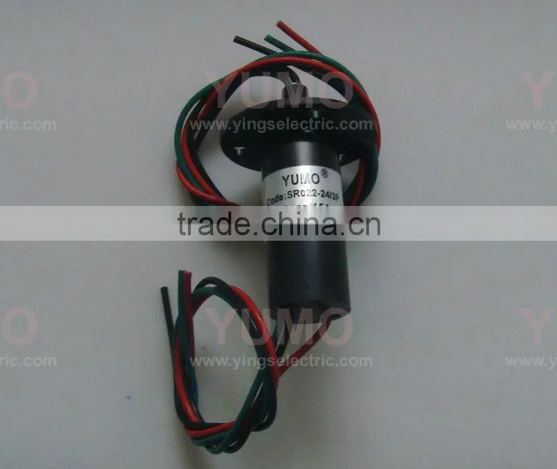 SR022 rotary joint SR022-24 3P 3rings 15A capsule slip ring