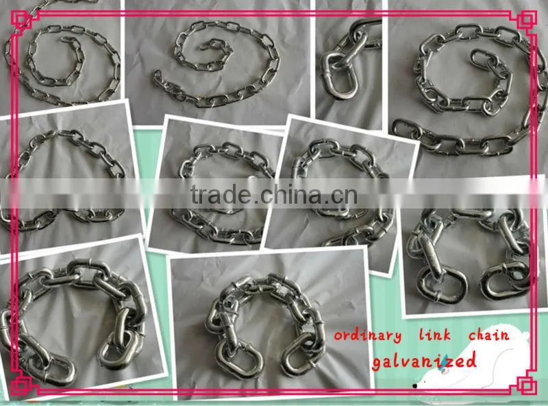 chinese ordinary mild steel link chain factory