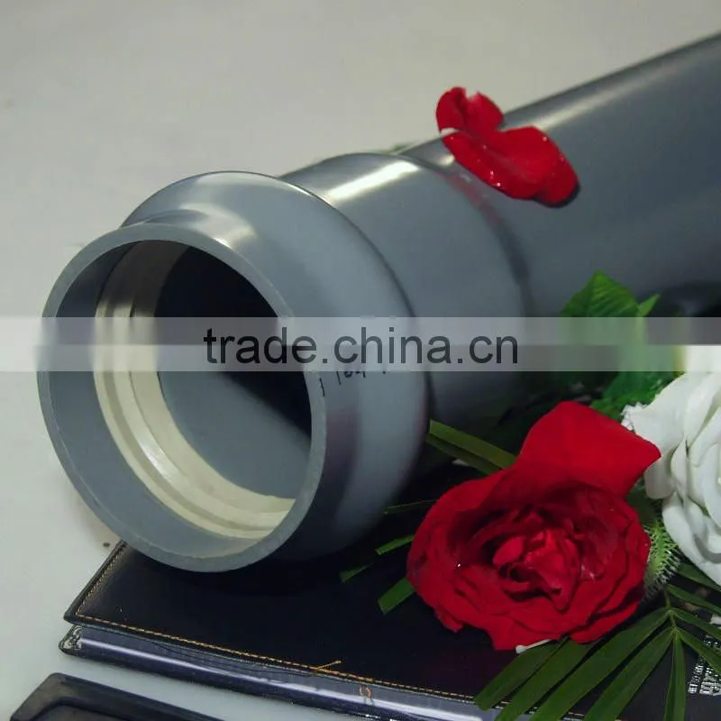 good quality gray UPVC drainage pipes