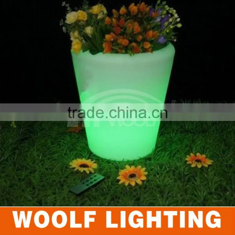 Fantastic Cute Outdoor Garden Decorative Luminous Glowing LED Light Flower Pot