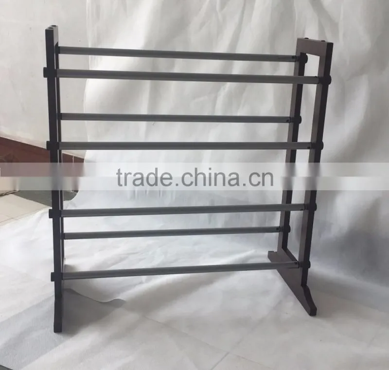 Solid Wood 4 Tier expandable length Shoe Rack for 100cm length shoes storage Organizer