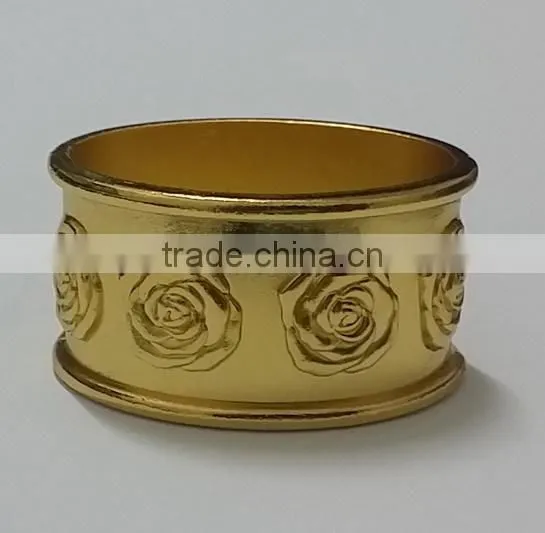 gold plated Serviette Holder Ring ,napkin ring