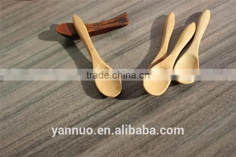 Natural Mini wood honey ice cream Spoon, Small Wooden Spoon