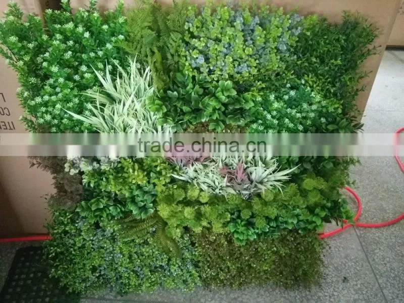 Green plants wall tiles