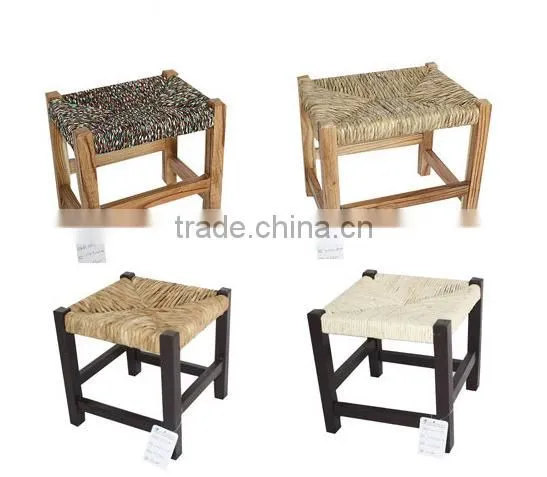 Haixin HX12-373 Natural Wood Frame Rattan Chairs Furniture