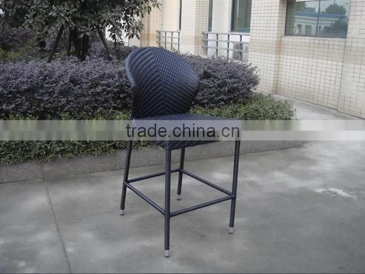 Club Pub Furniture Aluminium Rattan Bar Stool, Bar Stool Chair, Bar Stool High Chair