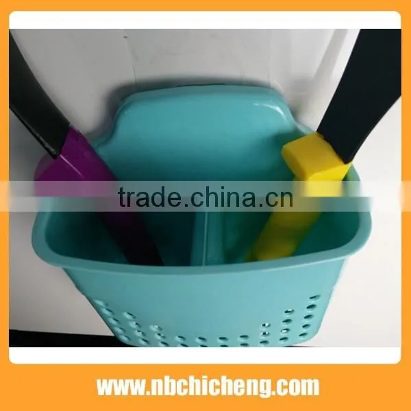 2017 bathroom wall storage basket strong suction cup holder
