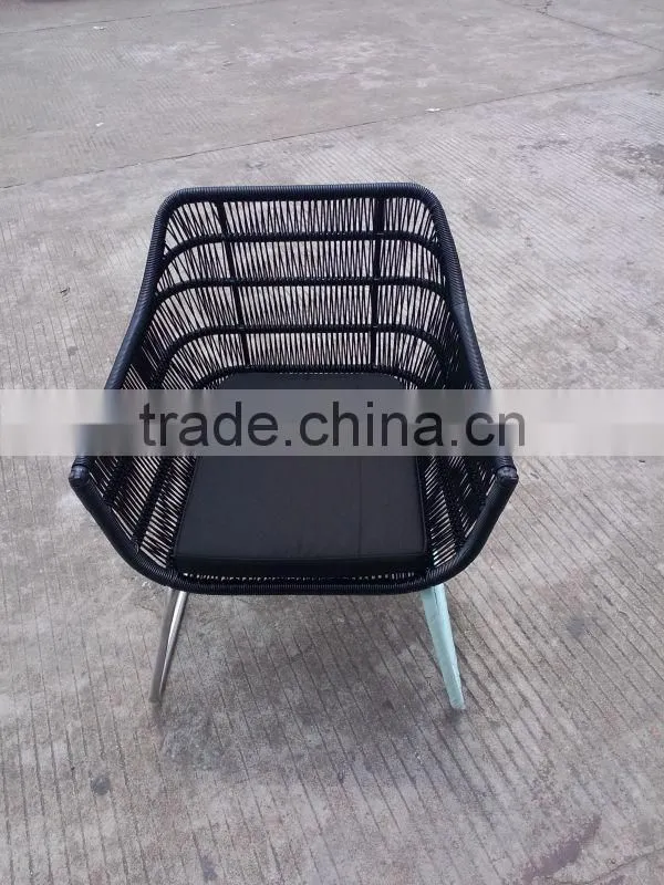 Steel Wicker chair Rattan/wicker Rattan outdoor furniture garden chair