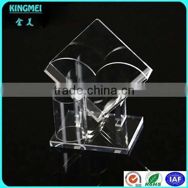 Crystal Clear Acrylic Desktop Pen Pot & Pen Holders & Storage box
