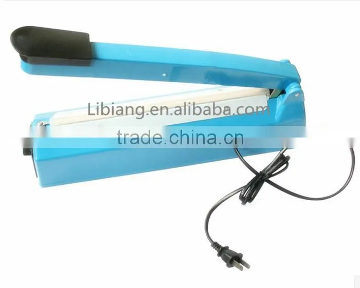 manual blue plastic bag sealing machine