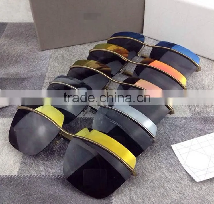 FREE sample fashion women sunglasses, new design mirrored sunglasses 2015, FDA&CE