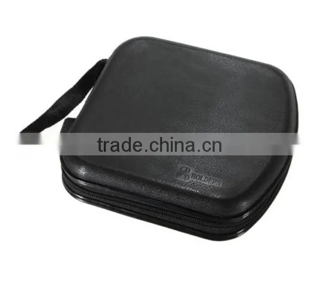 NEW Portable CD Storage Bag 40-pieces DVD hard Plastic Protector Carrying Case