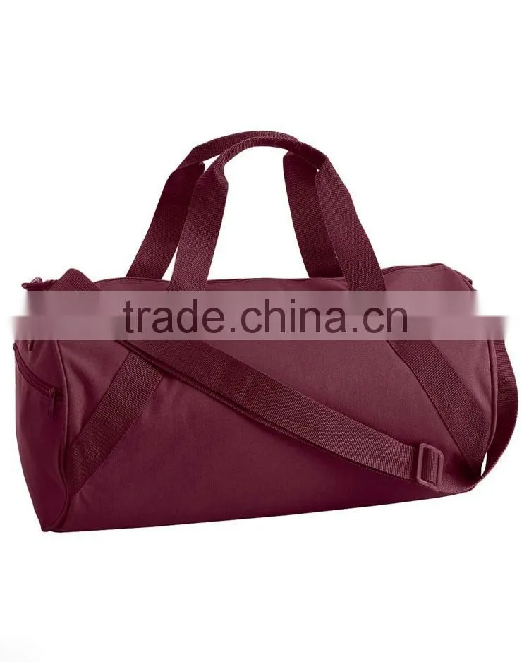 Liberty Bag NEW ECO recycled small duffle gym workout sports Tote bags with side zipper pockets and adjustable shoulder straps