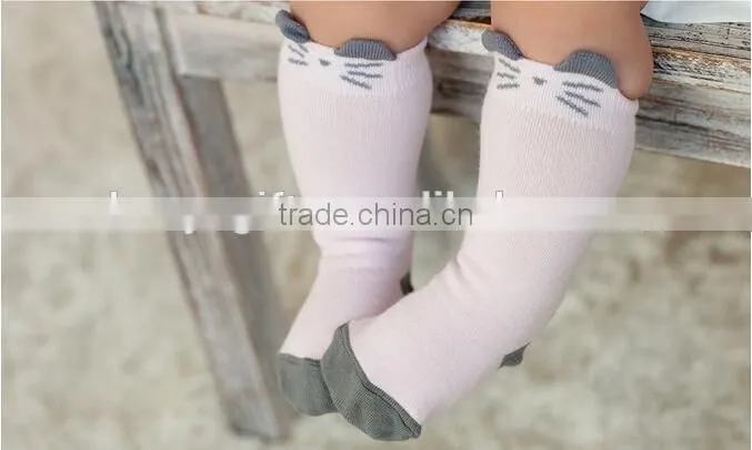 Lovely Cartoon Baby's Long Socks Breathable Socks Wholesale