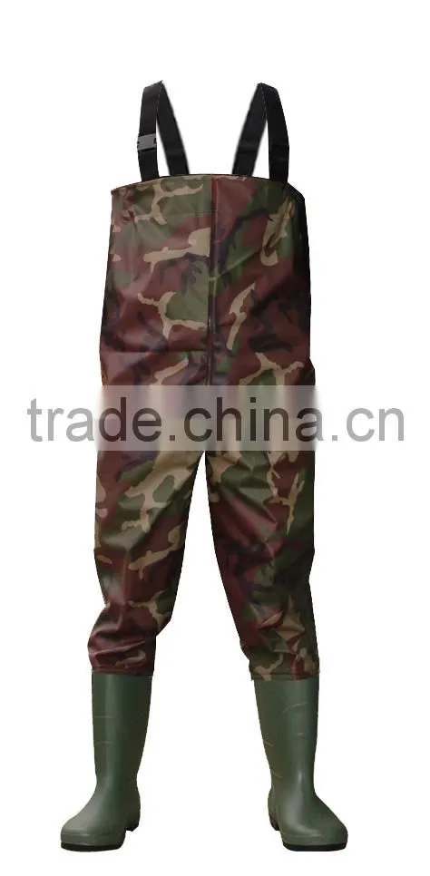 PVC Nylon Chest Wader For Fishing
