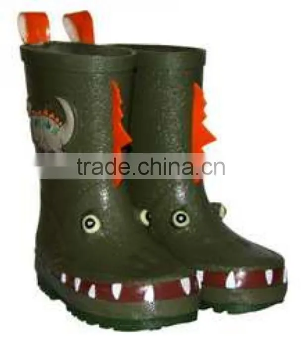 kids cartoon giraffe rain boots, cheap animal rain boots for kids