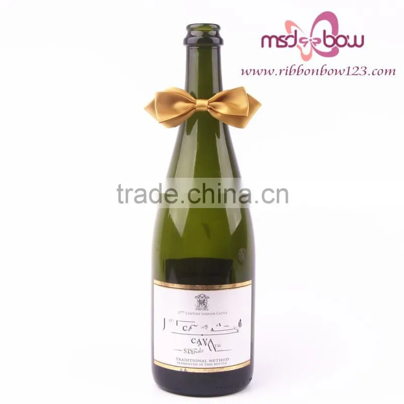 HOT sales christmas wine package of ribbon bow