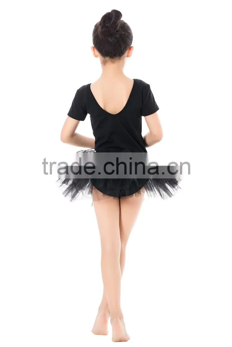 2017 Newest beauty girls bowknot flower princess party chiffon kids tutu dress