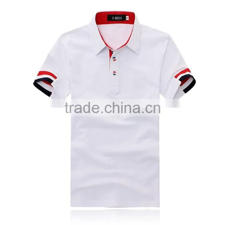 2017 Fashionable 95% polyester 5% spandex polo shirts