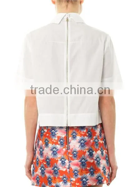 Mini Style Polo Design New Model Shirts Ladies Office Wear