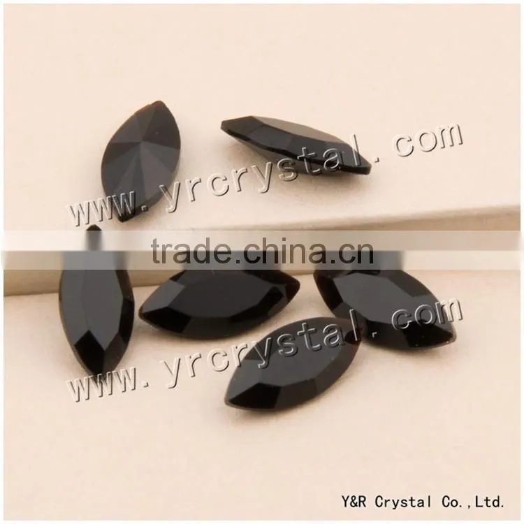 Jet crystal fancy stone crystal chaton